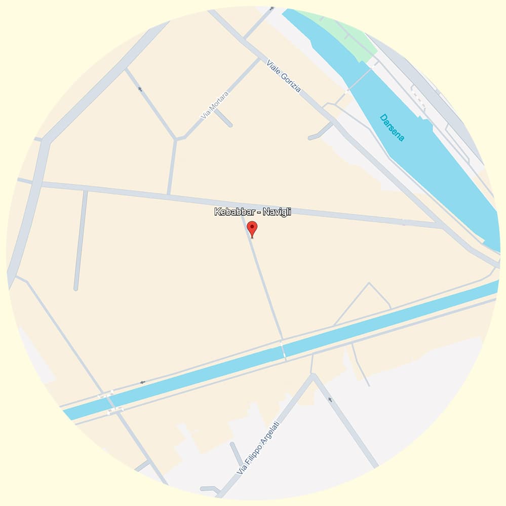 Mappa Navigli